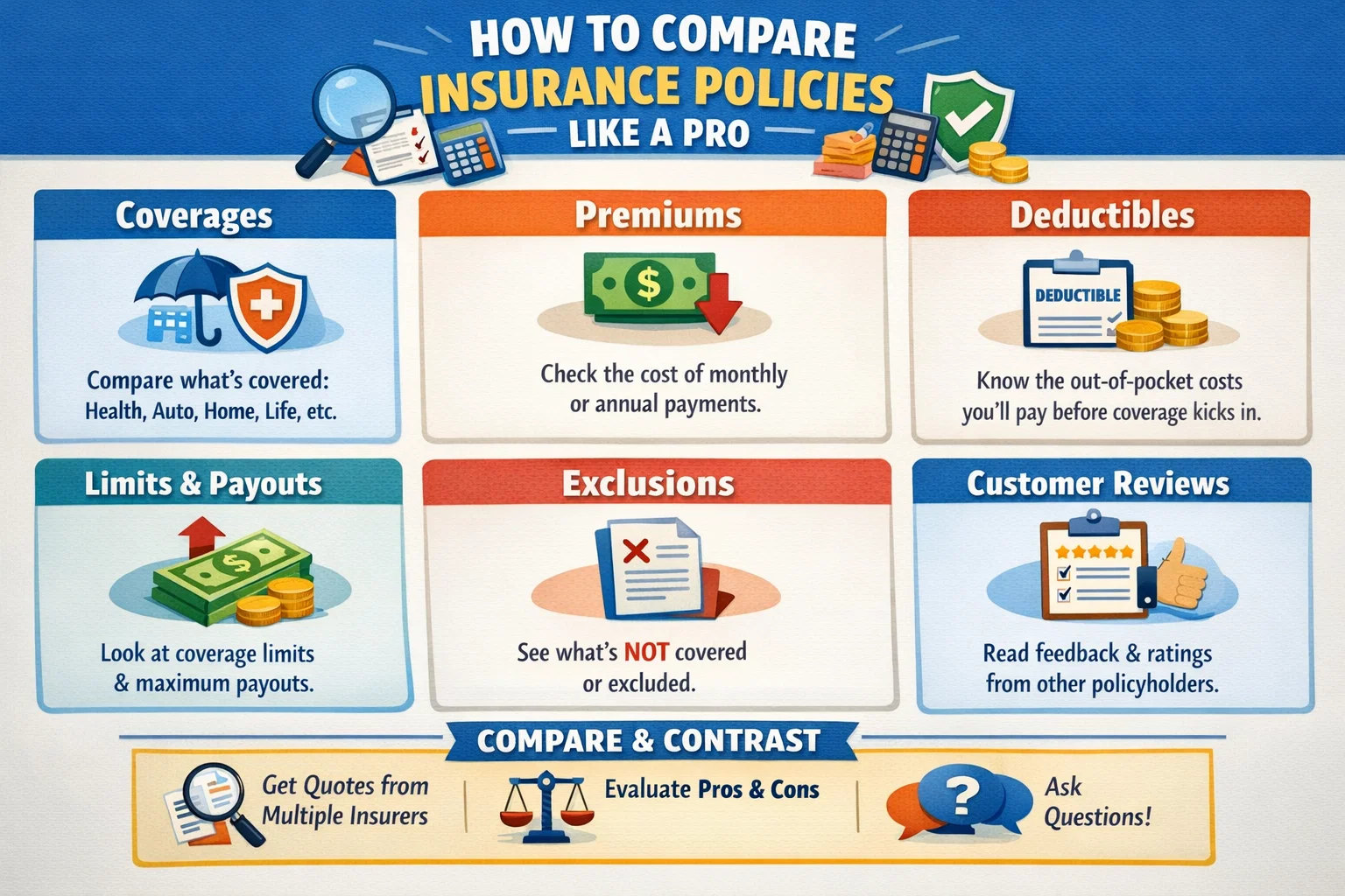 How to Compare Insurance Policies Like a Pro Thumbnail